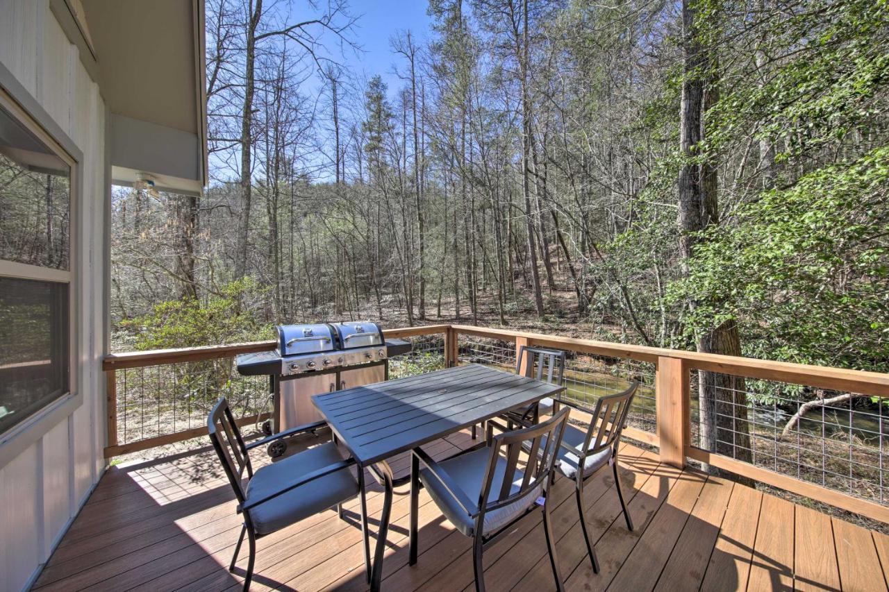 Airy Ellijay Home With Spacious Creekside Deck! Dış mekan fotoğraf