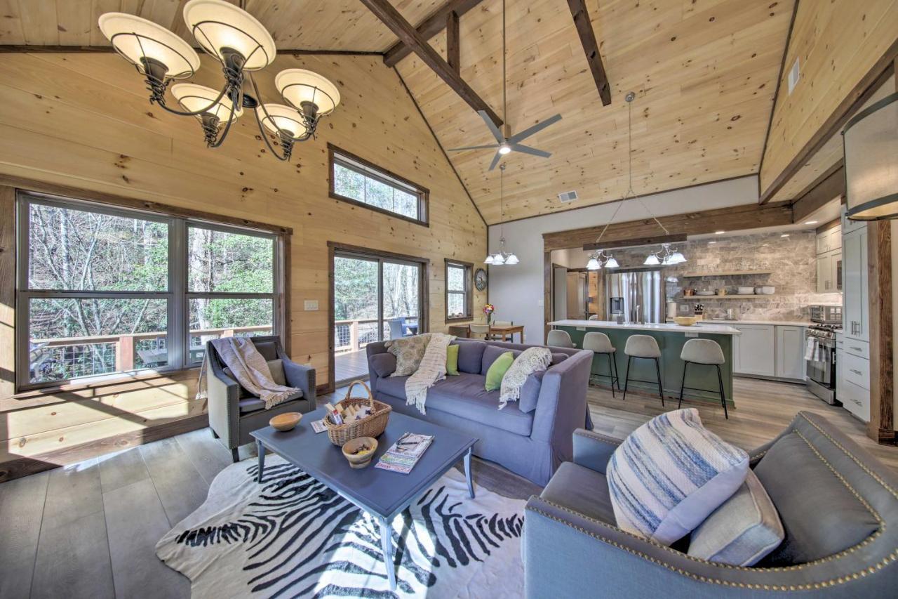 Airy Ellijay Home With Spacious Creekside Deck! Dış mekan fotoğraf