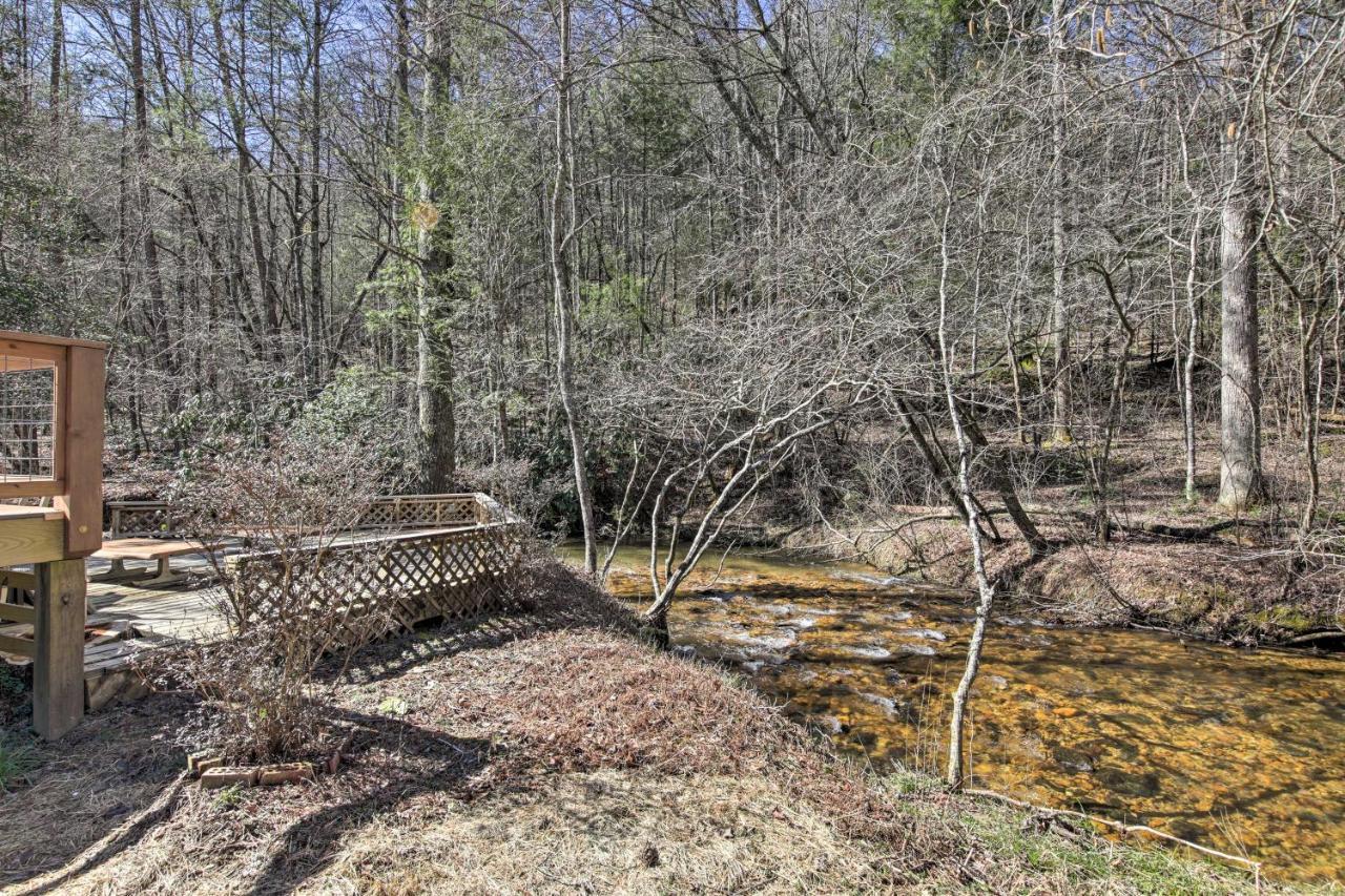 Airy Ellijay Home With Spacious Creekside Deck! Dış mekan fotoğraf