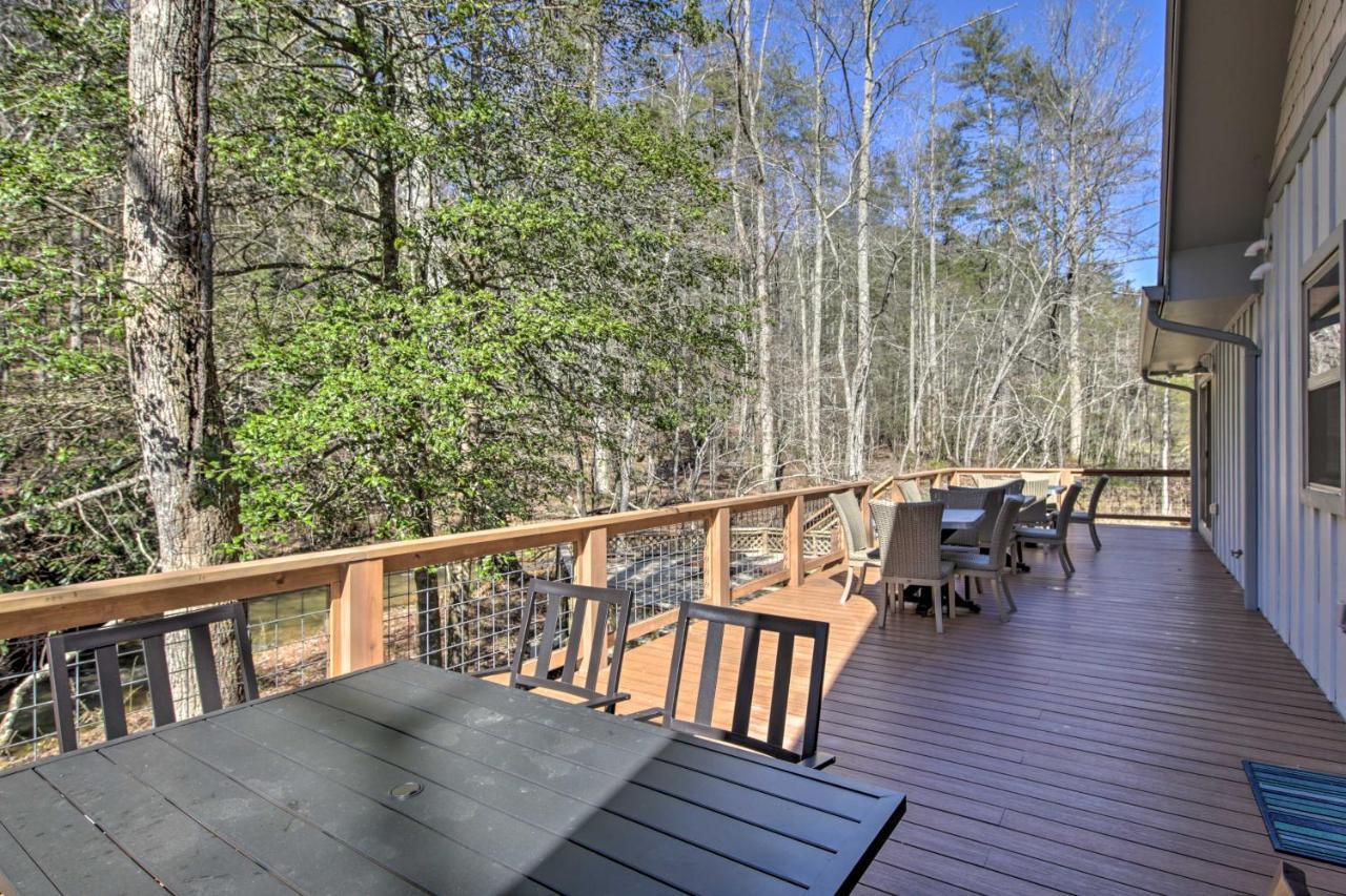 Airy Ellijay Home With Spacious Creekside Deck! Dış mekan fotoğraf