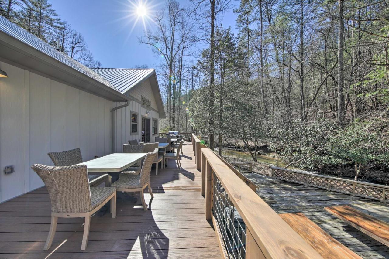 Airy Ellijay Home With Spacious Creekside Deck! Dış mekan fotoğraf